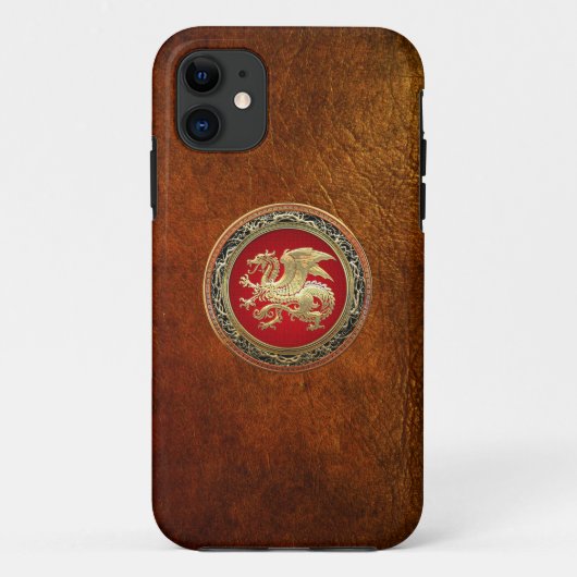 [600] IJslandse draak, Landvætir [Gold] Case-Mate iPhone Case (Achterkant)