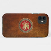 [600] IJslandse draak, Landvætir [Gold] Case-Mate iPhone Case (Achterkant (horizontaal))