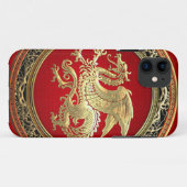 [600] IJslandse draak, Landvætir [Gold] Case-Mate iPhone Case (Achterkant (horizontaal))