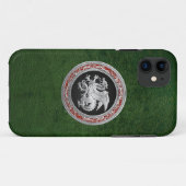 [600] IJslandse draak, Landvætir [Silver] Case-Mate iPhone Case (Achterkant (horizontaal))