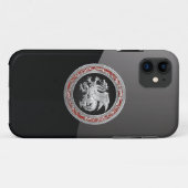 [600] IJslandse draak, Landvætir [Silver] Case-Mate iPhone Case (Achterkant (horizontaal))