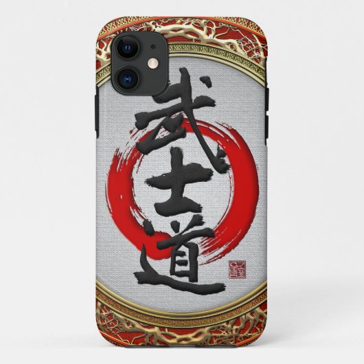 [600] Japanse kalligrafie - Bushido Case-Mate iPhone Case (Achterkant)