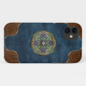 [600] Keltisch kruis [Goud met zwarte namel] Case-Mate iPhone Case (Achterkant (horizontaal))