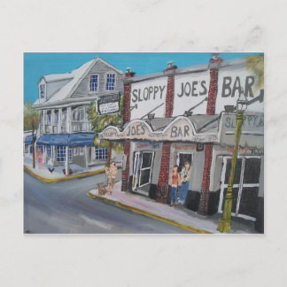 #600 Key West, Florida door BuddyDogArt Briefkaart