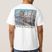 #600 Key West, Florida Keys Artist T-shirt (Achterkant)