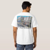 #600 Key West, Florida Keys Artist T-shirt (Achterkant volledig)