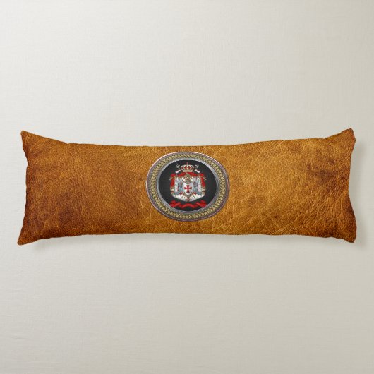 [600] Knachten Templar Coat of Arms Lichaamskussen (Voorkant)