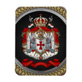 [600] Knachten Templar Coat of Arms Magneet (Verticaal)