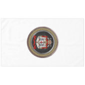 [600] Knachten Templar Coat of Arms Tafelkleed (Voorkant (Horizontaal))