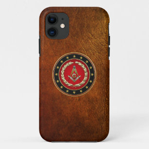 [600] Masonic Square and Compass [3rd Degree] Case-Mate iPhone Case