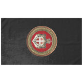 [600] Orde van Malta - Mom-wapenschild Tafelkleed (Voorkant (Horizontaal))