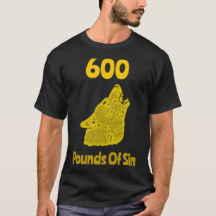 600 pond in de vorm van de zink-klassieke T-shirt
