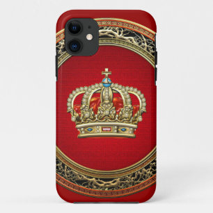 [600] Princess King-Queen Crown [Belg.Gold] Case-Mate iPhone Case