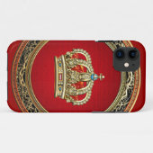 [600] Princess King-Queen Crown [Belg.Gold] Case-Mate iPhone Case (Achterkant (horizontaal))