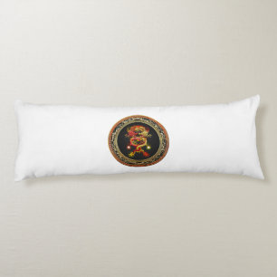 [600] Rood- en gele wasbakken Lichaamskussen