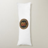 [600] Rood- en gele wasbakken Lichaamskussen (Voorkant Verticaal)