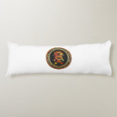 [600] Rood- en gele wasbakken Lichaamskussen (Voorkant)