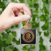 [600] Rood- en gele wasbakken Sleutelhanger (Hand)