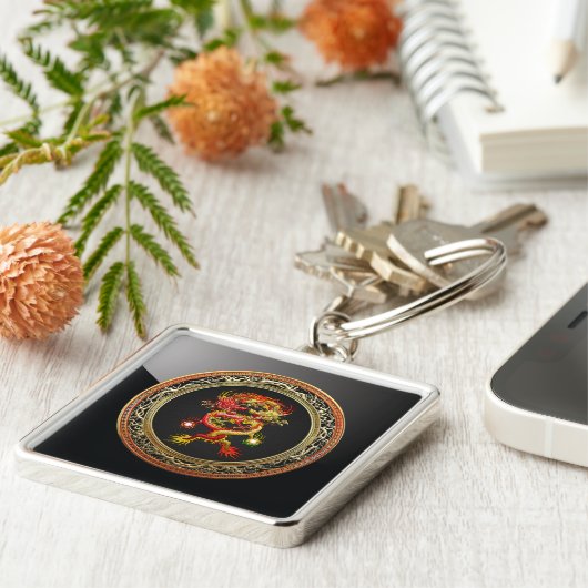 [600] Rood- en gele wasbakken Sleutelhanger (Zijkant)