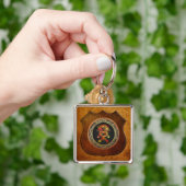 [600] Rood- en gele wasbakken Sleutelhanger (Hand)