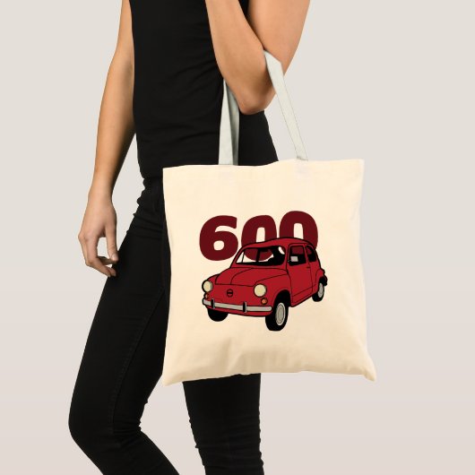 600 Rood V2 Tote Bag (Voorkant (product))