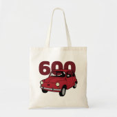 600 Rood V2 Tote Bag (Voorkant)