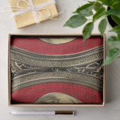 [600] Sacred Celtic Gold Knot Cross Tissuepapier (Geschenk)