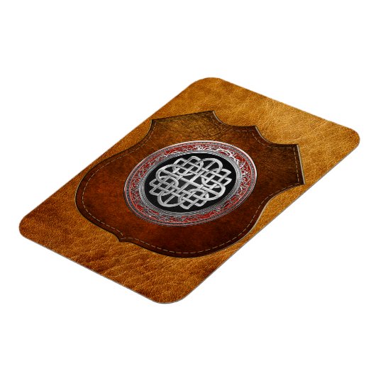 [600] Sacred Celtic Silver Knot Cross Magneet (Linkerzijde)