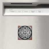 [600] Sacred Celtic Silver Knot Cross Magneet (Insitu (Vaatwasser))