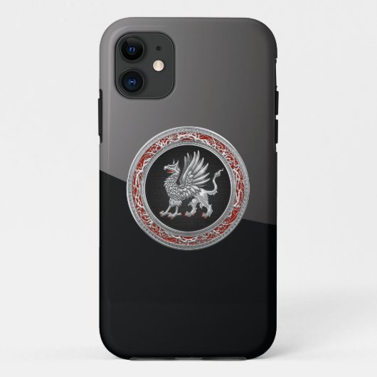 [600] Sacred Silver Griffin Case-Mate iPhone Case (Achterkant)