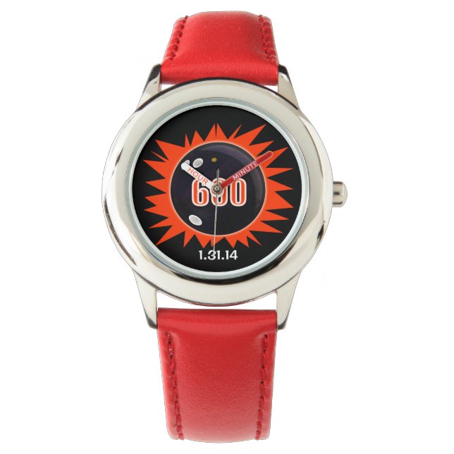 600 Serie Rood Horloge (Voorkant)