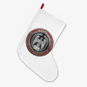 [600] Silver Roman imperial Eagle Grote Kerstsok (Voorkant (Hangend))