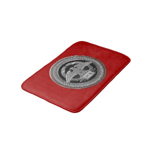 [600] Silver Roman imperial Eagle over de medaille Badmat