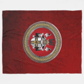 [600] Teutonische wapenschild Fleece Deken (Voorkant (Horizontaal))