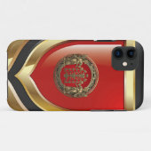 [600] Twee gouden nieren met een levensboom Case-Mate iPhone Case (Achterkant (horizontaal))