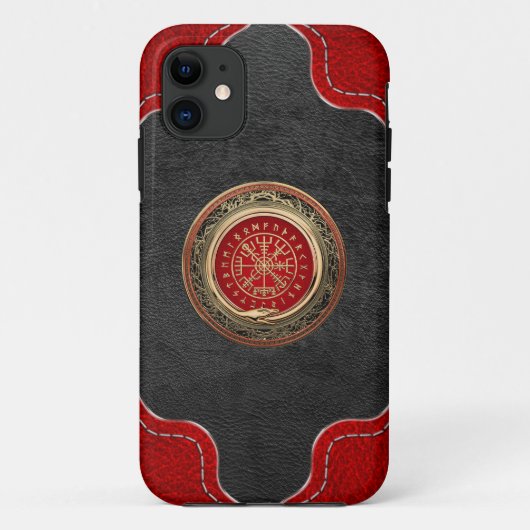 [600] Vegvisir - Viking Gold Magic Runass Case-Mate iPhone Case (Achterkant)