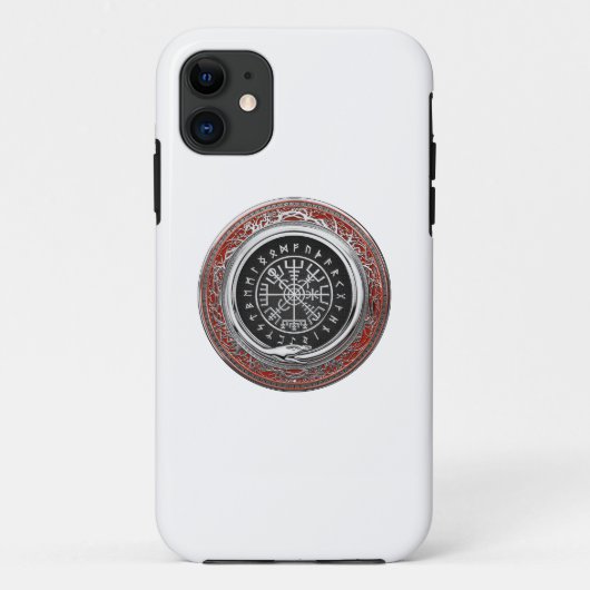 [600] Vegvisir - Viking Silver Magic Runass Case-Mate iPhone Case (Achterkant)