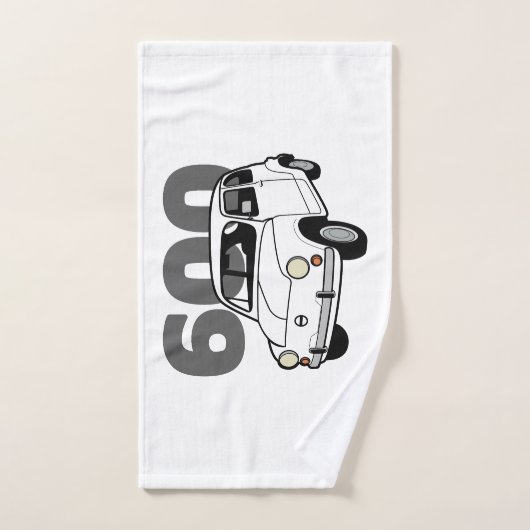 600 wit v2 bad handdoek (Handdoek)