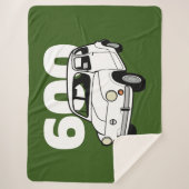 600 wit v2 sherpa deken (Voorkant)