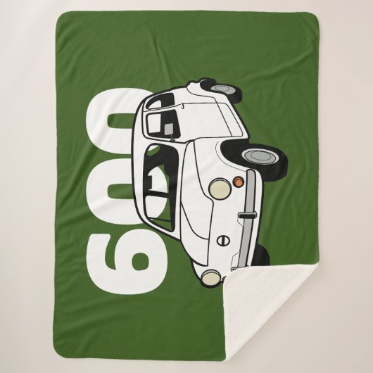 600 wit v2 sherpa deken (Voorkant)