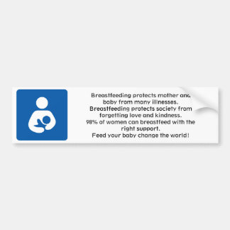 600px-Borstvoeding-icon-med.svg, ... - Aangepast Bumpersticker