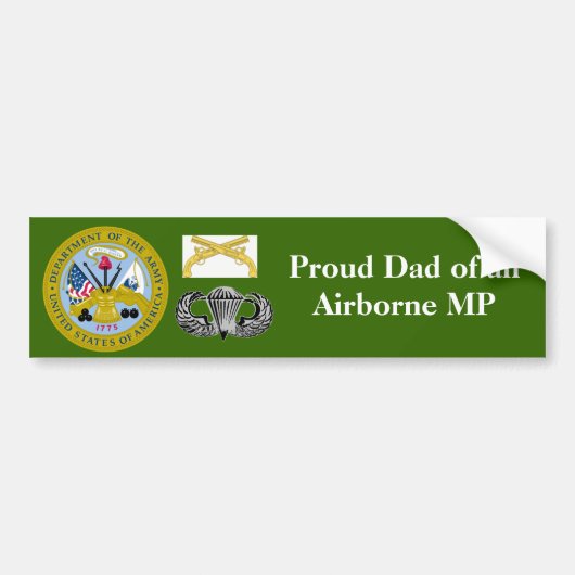 600px-United_States_Department_of_the_Army_Seal... Bumpersticker (Voorkant)