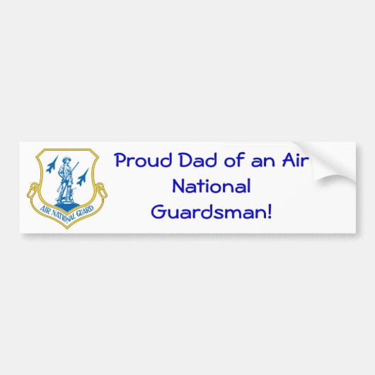 600px-US_Air_National_Guard_Insignia.svg, Proud... Bumpersticker (Voorkant)