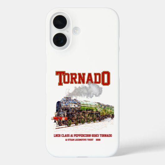 60163 Tornado  Stoomtrein Locomotief Case-Mate iPhone Case (Achterkant)