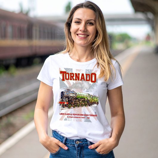 60163 Tornado  Stoomtrein Locomotief T-shirt