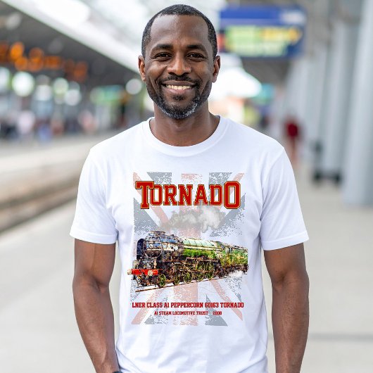 60163 Tornado  Stoomtrein Locomotief T-shirt
