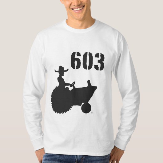 603 Lichte lange hoes T-shirt (Voorkant)