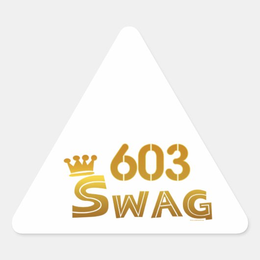 603 New Hampshire Swag Sticker (Voorkant)