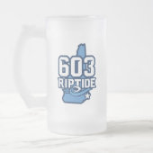 603 Riptide Frosted Mok (Links)