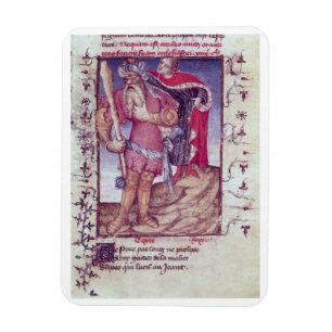 606 f.11 Ulysses die het oog van de Cyclop doorbor Magneet